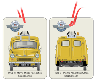 Morris Minor Post Office Telephone Van 1968-71 Air Freshener